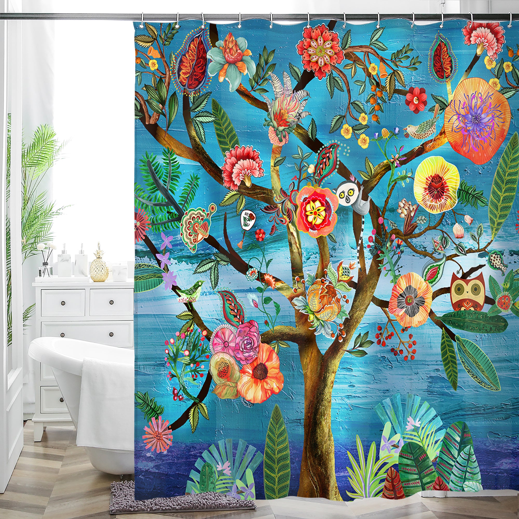 Thicken Heavy Duty Shower Curtain - Hotel Quality Waterproof - Durable Polyester Fabric - 72"x72"