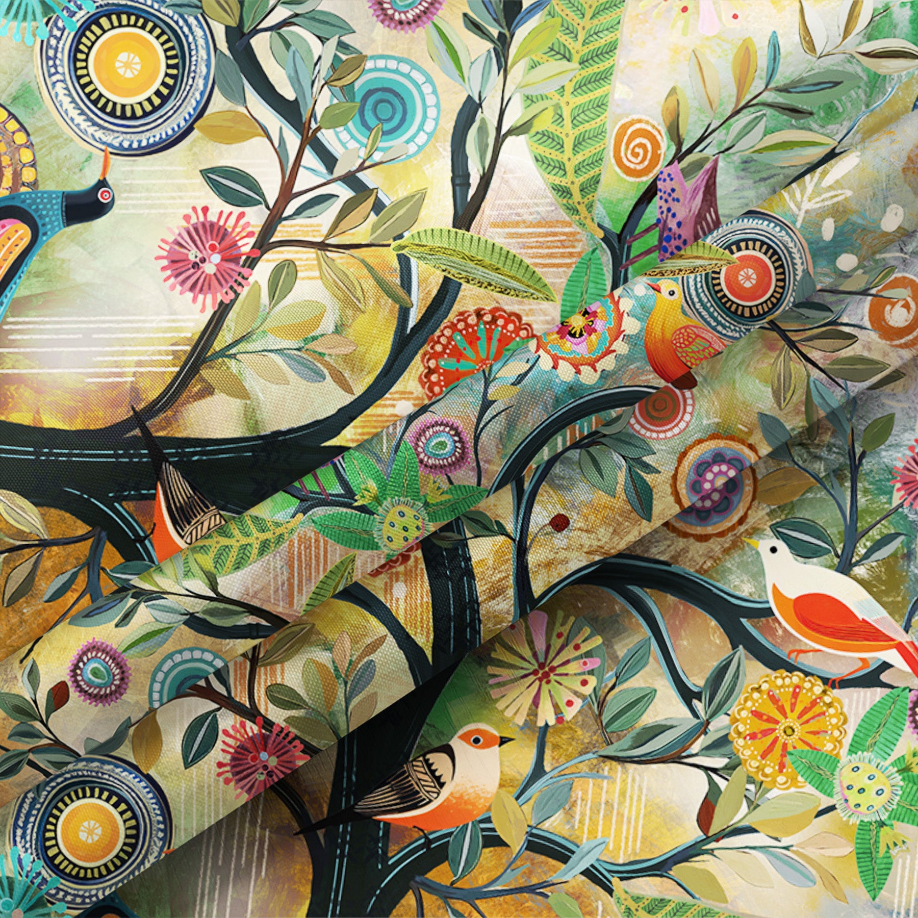 Shower Curtain for Deep Tub - Clawfoot Tub Compatible - Waterproof with Built-in Liner - 72"x72"