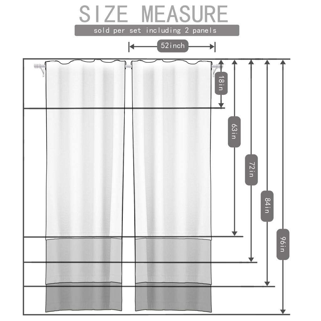 Rod Pocket Window Curtains Thermal Insulated Room Darkening Curtains Blackout Floral Drapes Window Curtain 2 Panels for Living Room Bedroom Kitchen