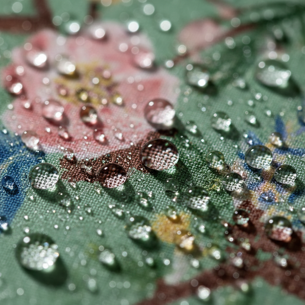 浪漫夢幻浴簾防水特寫