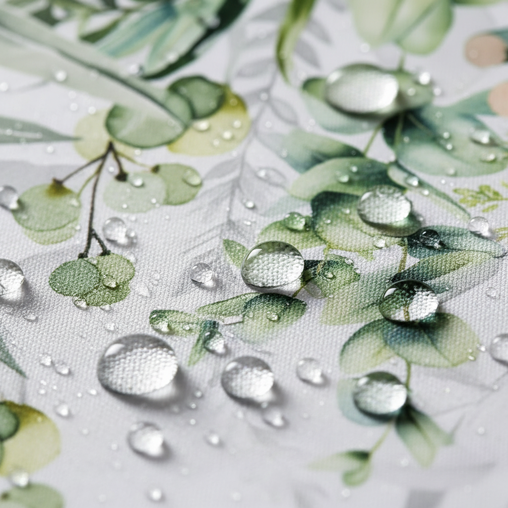 商業級耐用浴簾防水特寫