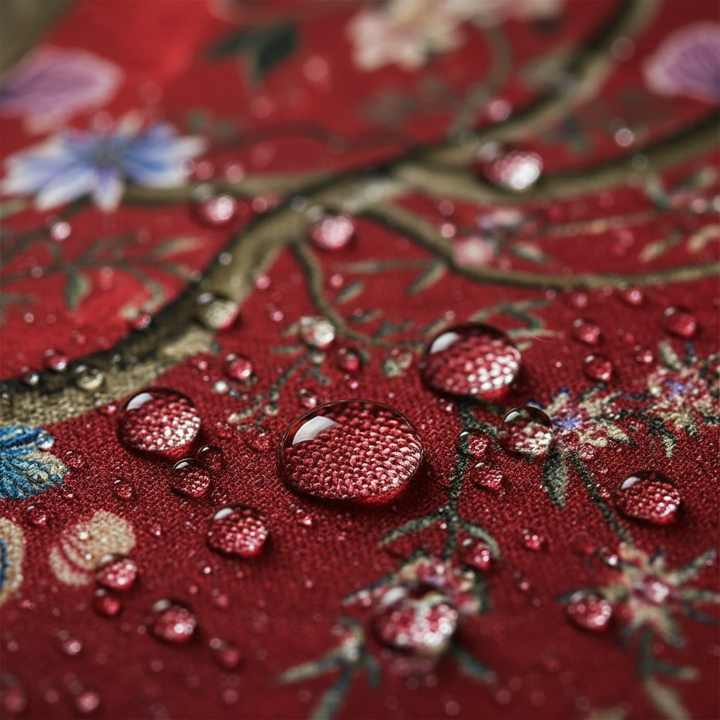 超長浴簾防水特寫