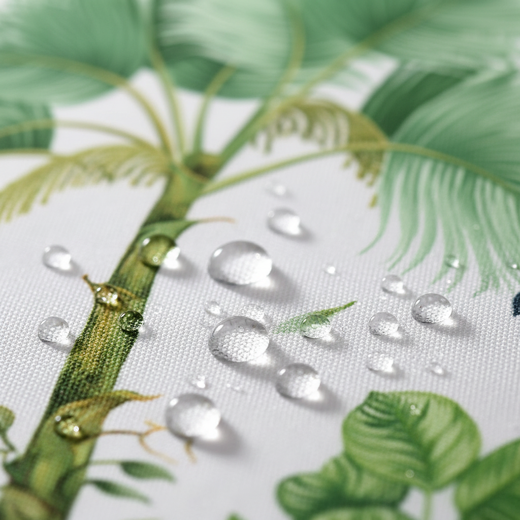 防霉抗菌浴簾防水特寫