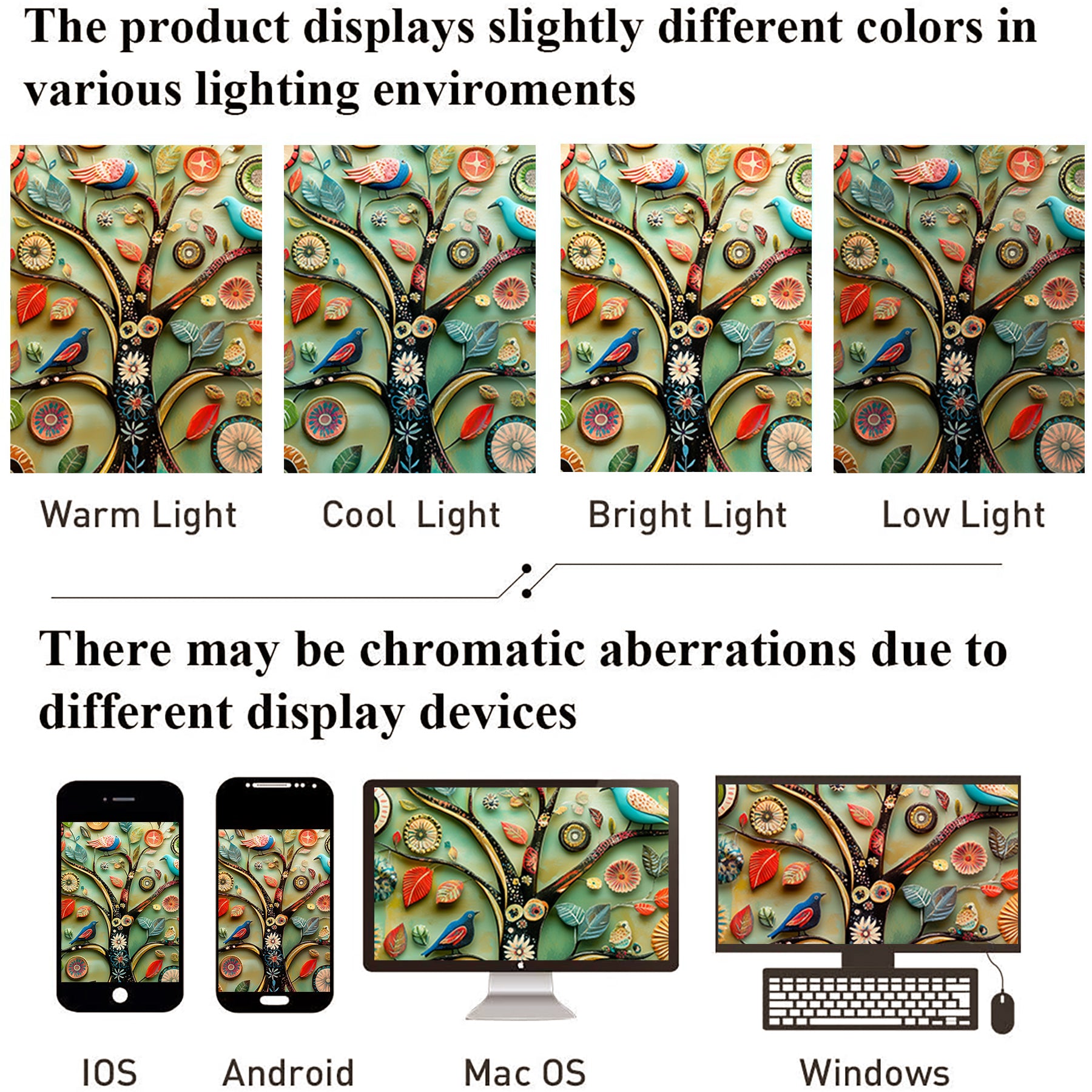 Warm Cozy Shower Curtain - Comforting Boho Floral - Hygge Inspired Waterproof - 72"x72"