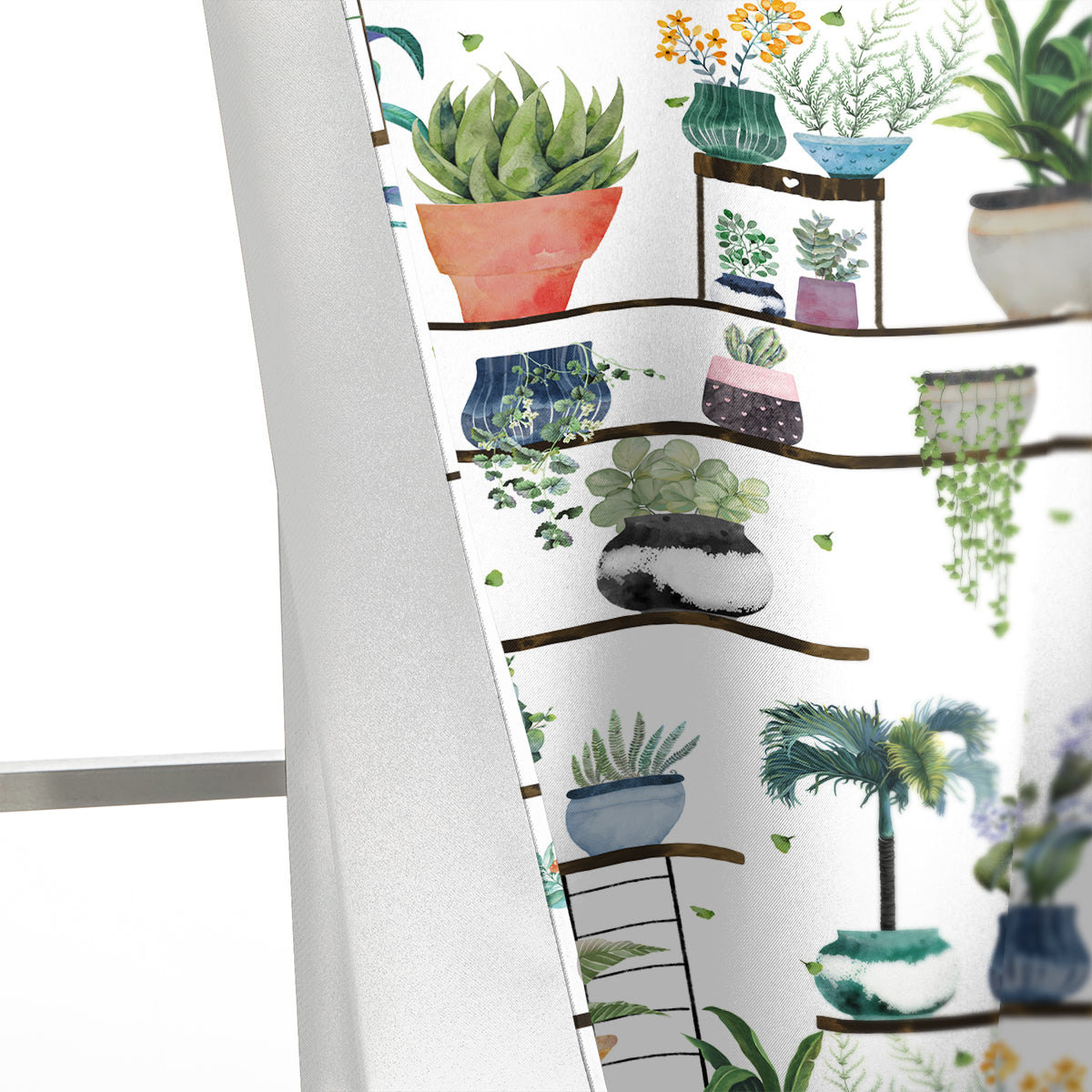 Rod Pocket Door Curtains Thermal Insulated Room Darkening Curtains Blackout Floral Style Drapes Window Curtain 1 Panel for Living Room Bedroom Kitchen