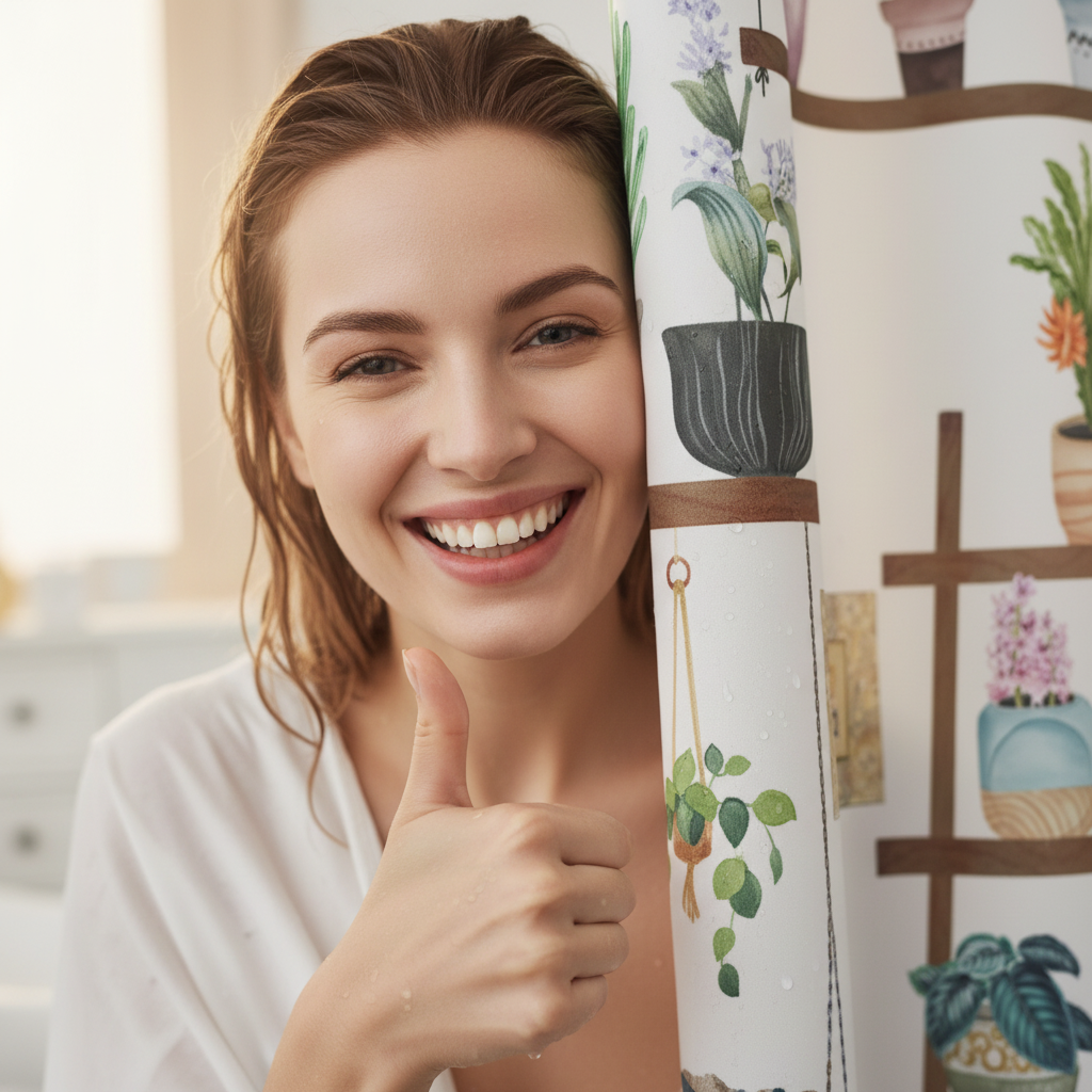 Designer Luxury Shower Curtain