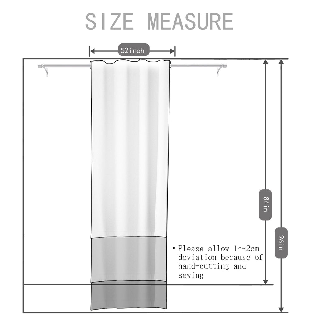 Rod Pocket Door Curtains Thermal Insulated Room Darkening Curtains Blackout Floral Style Drapes Window Curtain 1 Panel for Living Room Bedroom Kitchen