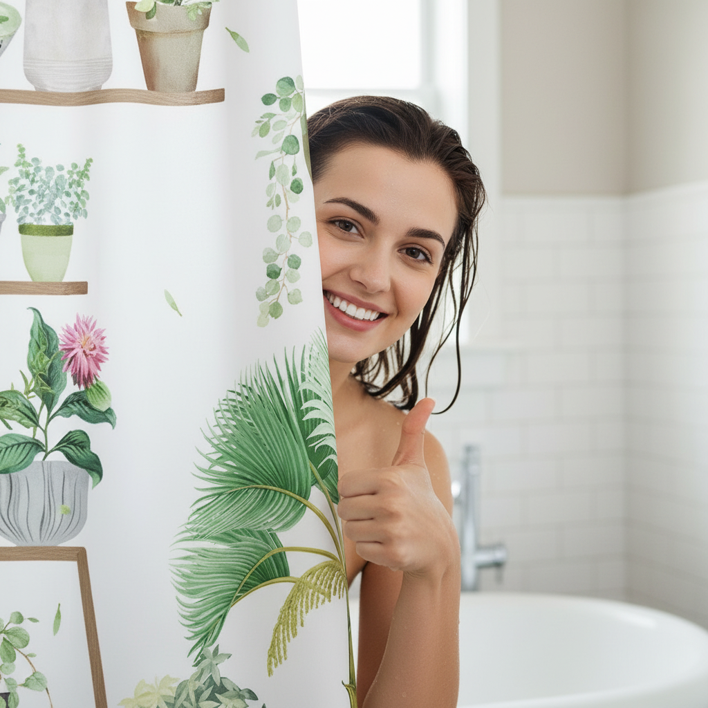 Mildew Resistant Shower Curtain
