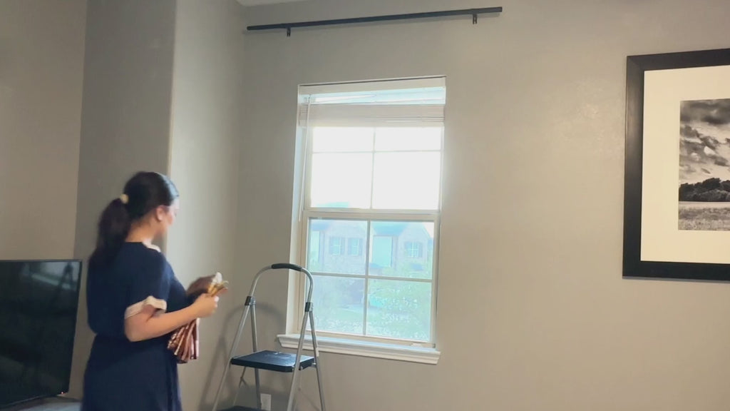 Rod Pocket Door Curtains Thermal Insulated Room Darkening Curtains Blackout Floral Style Drapes Window Curtain 1 Panel for Living Room Bedroom Kitchen